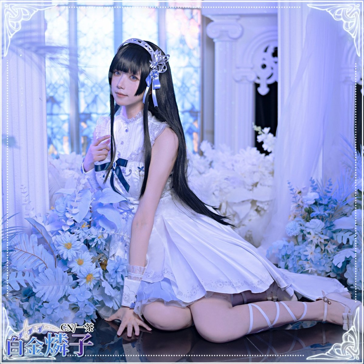 画像16: 送料無料　在庫品（翌日発送）　BanG Dream! 　Roselia　話だけでも　白金燐子　コスプレ衣装 (16)