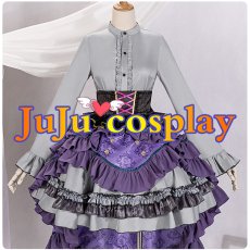 画像6: 送料無料★　BanG Dream! 　Roselia 6th anniversary　宇田川あこ　コスプレ衣装 (6)