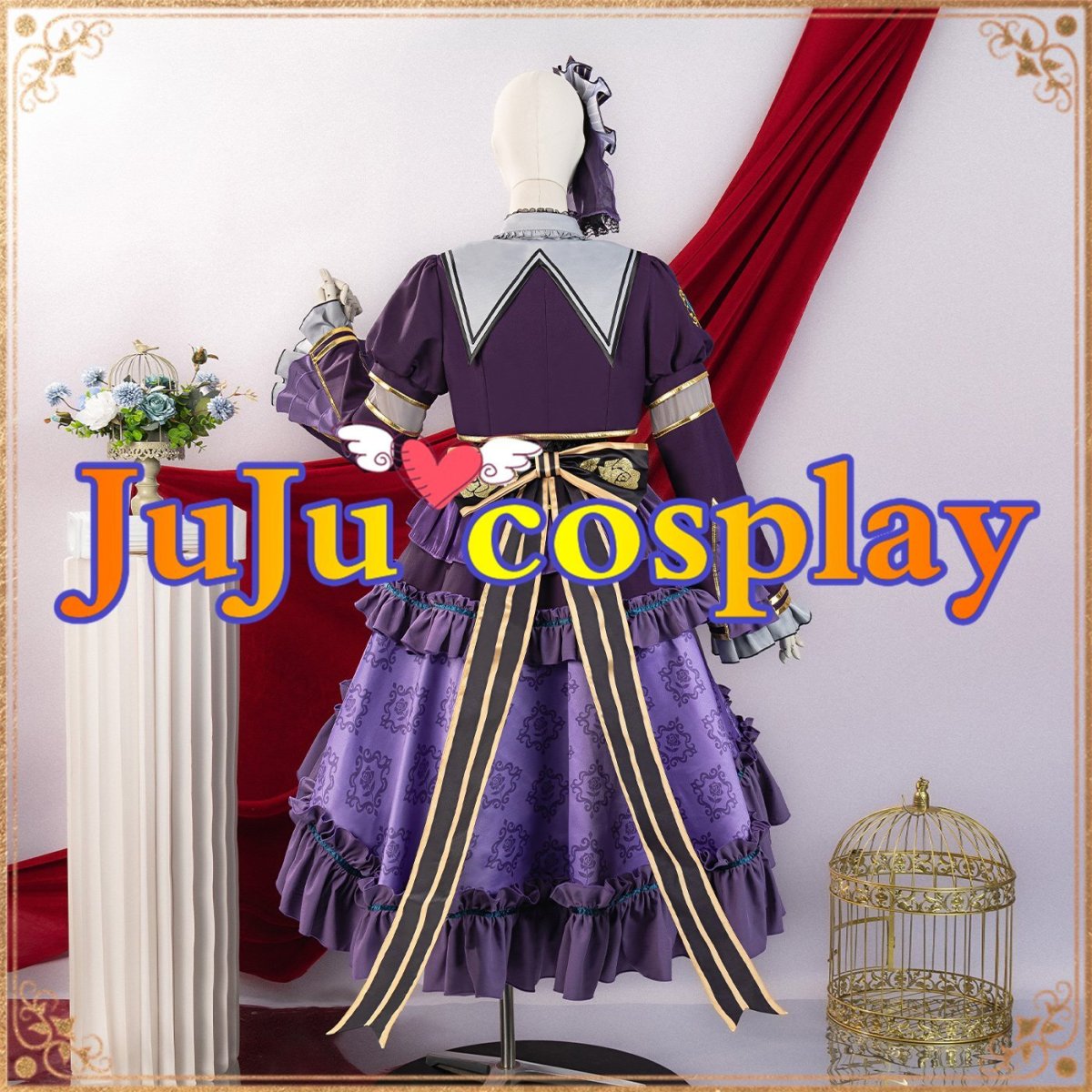 画像2: 在庫品（翌日発送）　BanG Dream! 　Roselia 6th anniversary　氷川紗夜　コスプレ衣装 (2)