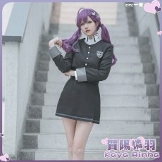画像1: 送料無料★　学園アイドルマスター　極月学園　白草四音　藍井撫子　賀陽燐羽　制服　コスプレ衣装 (1)