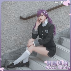 画像6: 送料無料★　学園アイドルマスター　極月学園　白草四音　藍井撫子　賀陽燐羽　制服　コスプレ衣装 (6)