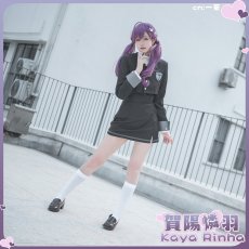 画像4: 送料無料★　学園アイドルマスター　極月学園　白草四音　藍井撫子　賀陽燐羽　制服　コスプレ衣装 (4)