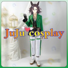画像1: 送料無料★一部在庫あり　ウマ娘プリティーダービー　スピードシンボリ　決勝服　コスプレ衣装 (1)