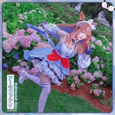 画像2: 送料無料★　ウマ娘プリティーダービー　アーモンドアイ　決勝服　コスプレ衣装 (2)