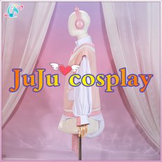 画像11: 送料無料★一部在庫あり　プロジェクトセカイ カラフルステージ！ feat. 初音ミク　ドーナツとピース！　暁山瑞希　cute white kitty 　コスプレ衣装 (11)