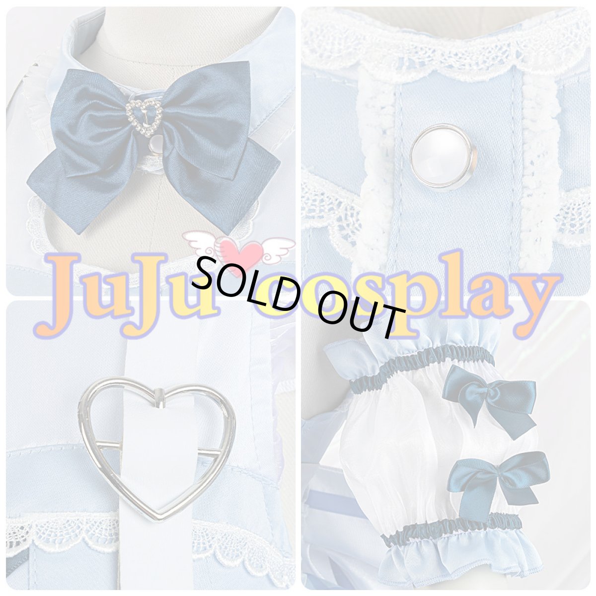 画像11: 送料無料　在庫品（翌日発送）　BanG Dream!　Morfonica（モルフォニカ）　輝きを抱いて　倉田ましろ　コスプレ衣装 (11)