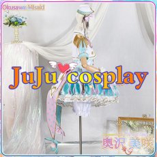 画像2: 送料無料★　BanG Dream!　バンドリ(ガルパ)　世界を笑顔にする日々　奥沢 美咲　コスプレ衣装 (2)