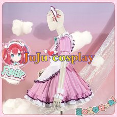 画像2: 送料無料★　ラブライブ！　AiScReam　愛♡スクリ〜ム！　黒澤ルビィ　コスプレ衣装 (2)