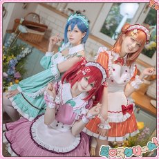 画像1: 送料無料★　ラブライブ！　AiScReam　愛♡スクリ〜ム！　黒澤ルビィ　コスプレ衣装 (1)