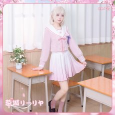画像3: 送料無料★　学園アイドルマスター　桜フォトグラフ　セーラー服　姫崎莉波　有村麻央　藤田ことね　葛城リーリヤ　月村手毬　篠澤広　十王星南　倉本千奈　コスプレ衣装 (3)
