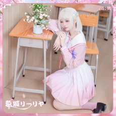 画像5: 送料無料★　学園アイドルマスター　桜フォトグラフ　セーラー服　姫崎莉波　有村麻央　藤田ことね　葛城リーリヤ　月村手毬　篠澤広　十王星南　倉本千奈　コスプレ衣装 (5)