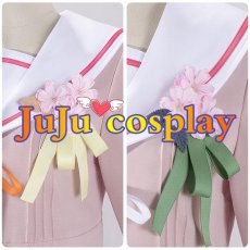 画像9: 送料無料★　学園アイドルマスター　桜フォトグラフ　セーラー服　姫崎莉波　有村麻央　藤田ことね　葛城リーリヤ　月村手毬　篠澤広　十王星南　倉本千奈　コスプレ衣装 (9)
