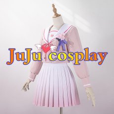 画像3: 送料無料★　学園アイドルマスター　桜フォトグラフ　セーラー服　姫崎莉波　有村麻央　藤田ことね　葛城リーリヤ　月村手毬　篠澤広　十王星南　倉本千奈　コスプレ衣装 (3)