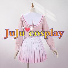 画像4: 送料無料★　学園アイドルマスター　桜フォトグラフ　セーラー服　姫崎莉波　有村麻央　藤田ことね　葛城リーリヤ　月村手毬　篠澤広　十王星南　倉本千奈　コスプレ衣装 (4)