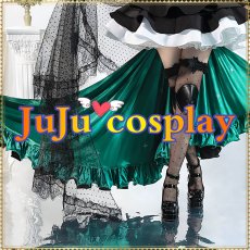 画像17: 送料無料 在庫品(翌日発送) BanG Dream! Ave Mujica 若葉睦 アークナイツ大陸版 コラボ衣装 コスプレ衣装 (17)