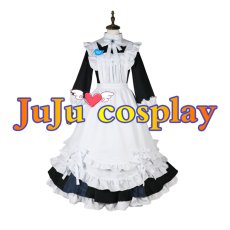 画像1: 送料無料　バーチャルYouTuber　Vtuber　リゼ・ヘルエスタ　メイド衣装　コスプレ衣装　コスチューム (1)