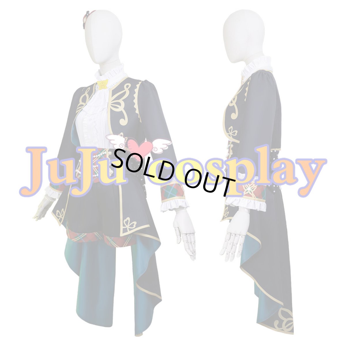 画像2: 送料無料　在庫品（翌日発送）　ミリオンライブ！ シアターデイズ！ ブライテスト・ショーケース　天空橋 朋花　コスプレ衣装 (2)