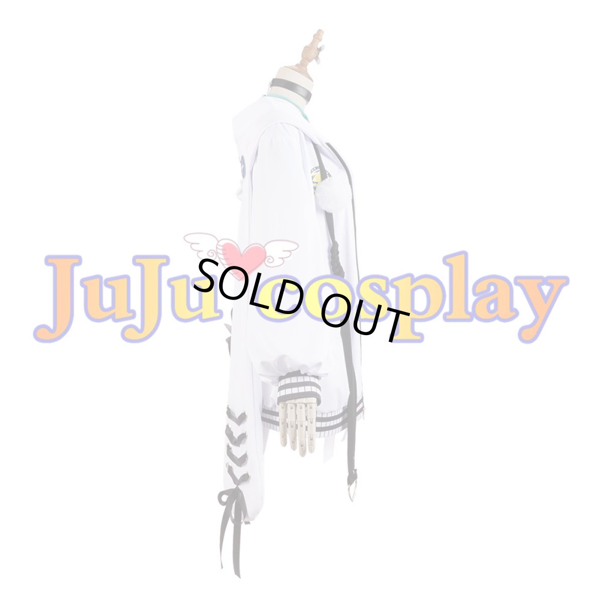 画像4: 送料無料　在庫品（翌日発送）　バーチャルYouTuber　Vtuber　FLOW GLOW　水宮枢　コスプレ衣装 (4)