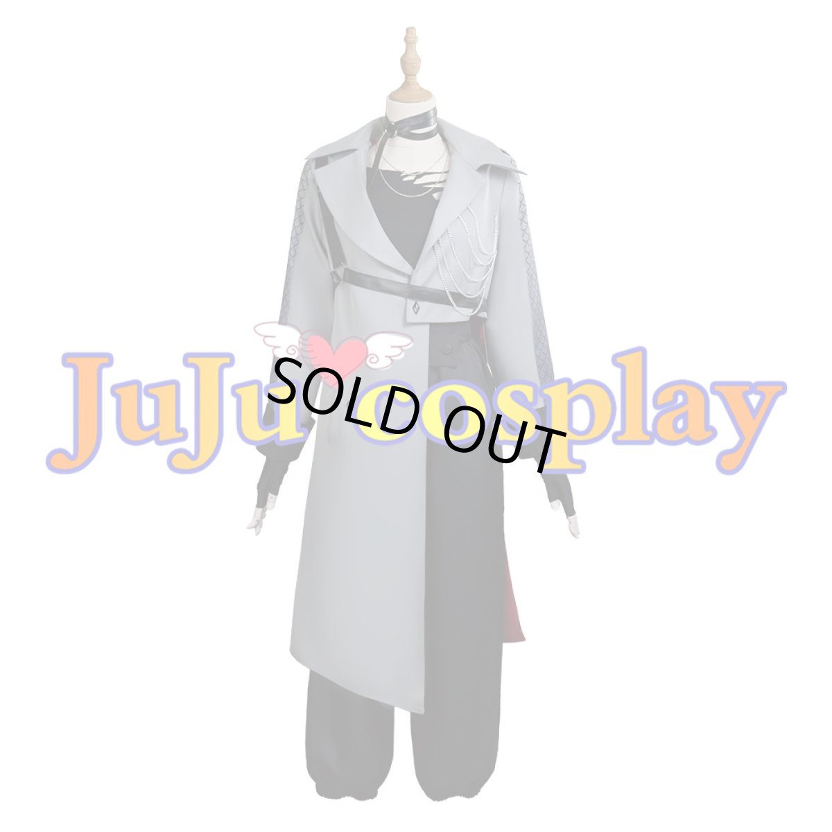 画像3: 送料無料　在庫品（翌日発送）　バーチャルYouTuber　Vtuber　星街すいせい×くずは　W●RK(Cover)　葛葉（くずは）　コスプレ衣装 (3)