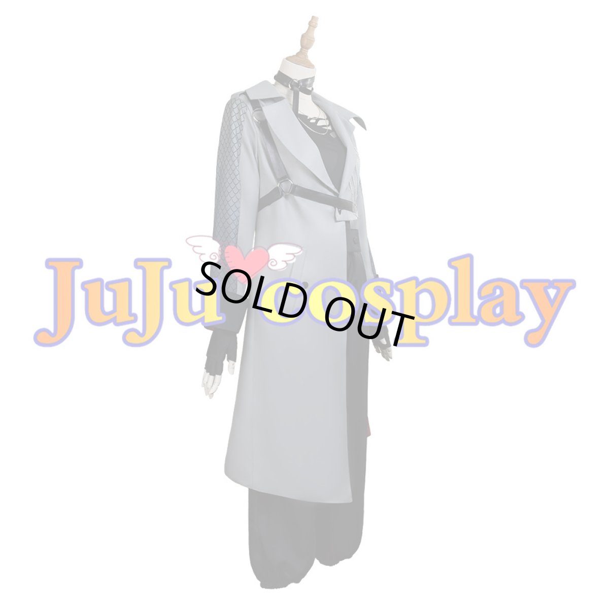 画像4: 送料無料　在庫品（翌日発送）　バーチャルYouTuber　Vtuber　星街すいせい×くずは　W●RK(Cover)　葛葉（くずは）　コスプレ衣装 (4)