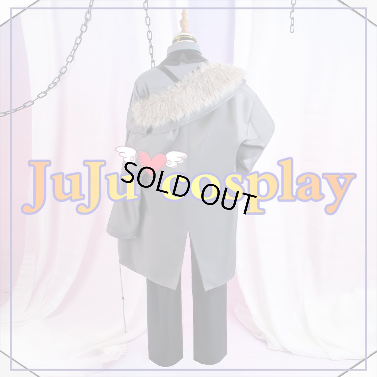 画像6: 送料無料　在庫品（翌日発送）　バーチャルYouTuber　VTuber　剣持刀也　ウルフィズム歌ってみた衣装　コスプレ衣装 (6)