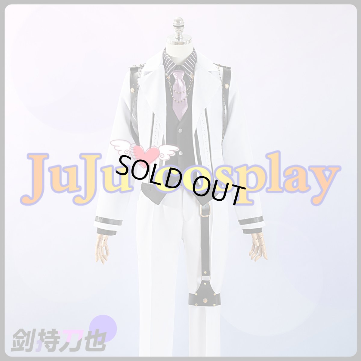 画像1: 在庫品（翌日発送）　バーチャル YouTuber Vtuber　ROF-MAO 2nd LIVE Limitless　剣持刀也　コスプレ衣装 (1)
