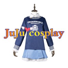 画像1: 送料無料★　バーチャルYouTuber　VTuber　hololive EN　森美声　Mori Calliope　新衣装　コスプレ衣装 (1)