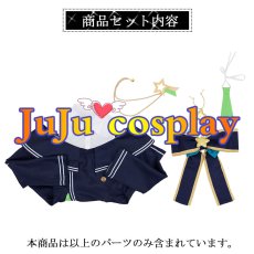 画像3: 50％off　在庫品（翌日発送）　（女性用Ｓサイズ）　プロジェクトセカイ　プロセカ　夜もすがら君想ふ　Leo/need　日野森志歩　コスプレ衣装 (3)