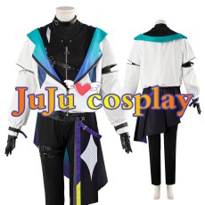 画像2: 50％off　在庫品（翌日発送）　（男性用Ｓ、M、XLサイズ）　プロジェクトセカイ カラフルステージ！　漏れ聞こえる言葉　神代類　intruder:R　コスプレ衣装 (2)