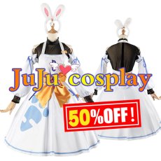 画像1: 50％off　在庫品（翌日発送）　（女性用Ｓサイズ）　バーチャルYouTuber　Vtuber　ホロライブ　兎田ぺこら　マミー　コスプレ衣装 (1)