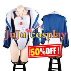 画像1: 50％off　在庫品（翌日発送）　（女性用Ｓサイズ）　ブルーアーカイブ　尾刃カンナ（水着）　コスプレ衣装 (1)