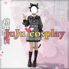 画像1: 送料無料　在庫品（翌日発送）　プロジェクトセカイ カラフルステージ！ feat. 初音ミク　いたずら姉妹、参上！　桃井愛莉　pretty silver tabby　コスプレ衣装 (1)