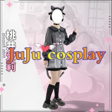 画像3: 送料無料　在庫品（翌日発送）　プロジェクトセカイ カラフルステージ！ feat. 初音ミク　いたずら姉妹、参上！　桃井愛莉　pretty silver tabby　コスプレ衣装 (3)