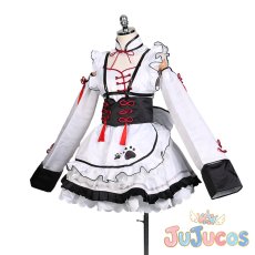 画像3: VTuber　花芽なずな　チャイナメイド　コスプレ衣装　バーチャルYouTuber　コスチューム　JUJUcosplay (3)