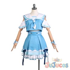 画像2: 姫崎莉波　コスプレ衣装　学園アイドルマスター　ローソンコラボ　マリン風衣装　コスプレ衣装通販　 (2)