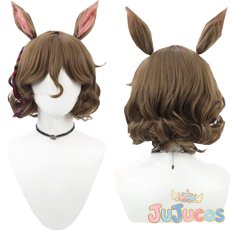 画像1: タップダンスシチー　コスプレウィッグ　ウマ娘プリティーダービー　コスプレ鬘　JUJUcosplay (1)