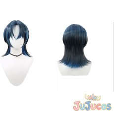 画像1: VTuber　ReGLOSS　火威青　コスプレウィッグ　バーチャルYouTuber　コスプレ鬘　JUJUcosplay (1)