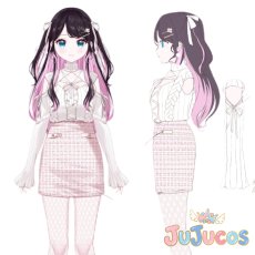 画像1: 【受注生産】　VTuber　花芽すみれ　冬服　コスプレ衣装　バーチャルYouTuber　コスチューム　JUJUcosplay (1)