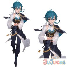 画像1: 【受注生産】　VTuber　緑仙　5th Anniversary　SYMPHONIA　コスプレ衣装　バーチャルYouTuber　コスチューム　JUJUcosplay (1)