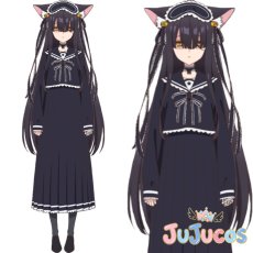 画像1: 【受注生産】　黒澤寧々子　コスプレ衣装　人外教室の人間嫌い教師　コスチューム　JUJUcosplay (1)
