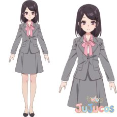 画像1: 【受注生産】　春名未来　コスプレ衣装　人外教室の人間嫌い教師　コスチューム　JUJUcosplay (1)