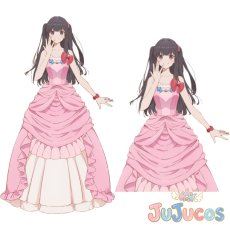 画像1: 【受注生産】　アカリ　コスプレ衣装　悪役令嬢は隣国の王太子に溺愛される　コスチューム　JUJUcosplay (1)