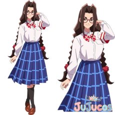 画像1: 【受注生産】　大和撫子　コスプレ衣装　ポンコツ風紀委員とスカート丈が不適切なJKの話　コスチューム　JUJUcosplay (1)