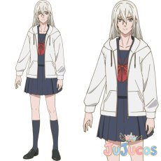 画像1: 【受注生産】　山岸エレン　コスプレ衣装　左ききのエレン　コスチューム　JUJUcosplay (1)