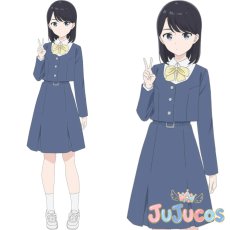 画像1: 【受注生産】　浅葱若菜　コスプレ衣装　愛してるゲームを終わらせたい　コスチューム　JUJUcosplay (1)