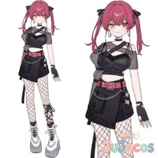 画像1: 【受注生産】　VTuber　宝鐘マリン　Chatter Chatter　コスプレ衣装　バーチャルYouTuber　コスチューム　JUJUcosplay (1)