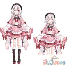 画像1: 【受注生産】　VTuber　百鬼あやめ　和風メイド衣装　コスプレ衣装　バーチャルYouTuber　コスチューム　JUJUcosplay (1)