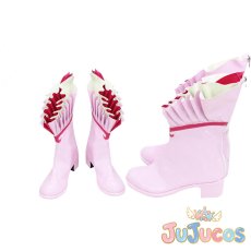 画像1: 七海るちあ　コスプレ靴　マーメイドメロディー ぴちぴちピッチ　コスプレブーツ　JUJUcosplay (1)