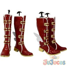 画像1: 星空凛　バレンタイン編　覚醒後　コスプレ靴　ラブライブ! School idol project　コスプレブーツ　JUJUcosplay (1)