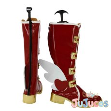 画像4: 星空凛　バレンタイン編　覚醒後　コスプレ靴　ラブライブ! School idol project　コスプレブーツ　JUJUcosplay (4)